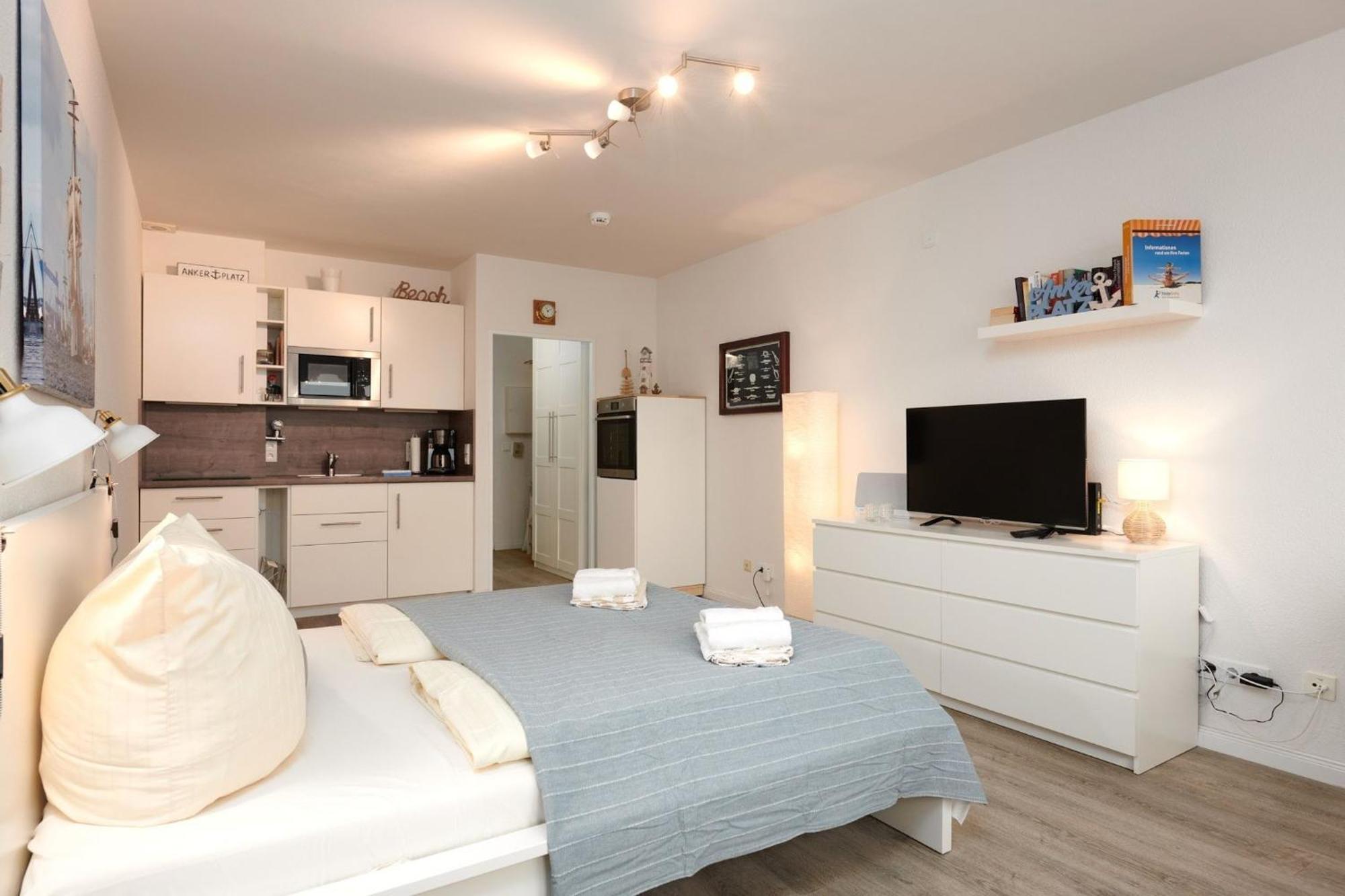 Boern Brn Ankerplatz Apartment Laboe Bagian luar foto